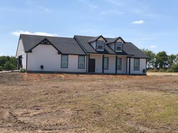 Tri-County Guttering Waco, Texas - Black Gutter Farm House