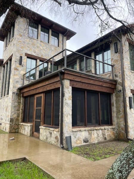 Tri-County Guttering Waco, Texas Half Round Musket Brown Gutters