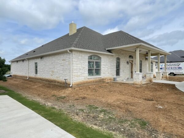 New Home Construction Gutters Waco, Texas Tri-County Guttering
