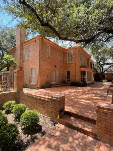 Tri-County Guttering Waco Texas Professional Copper Gutters with Wire Mesh Covering